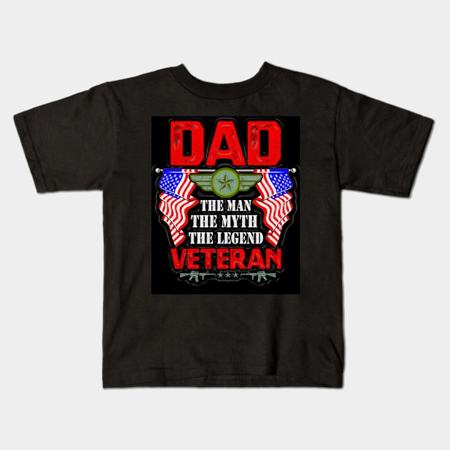 Black Panther Art - USA Army Tagline 18 Kids T-Shirt by The Black Panther